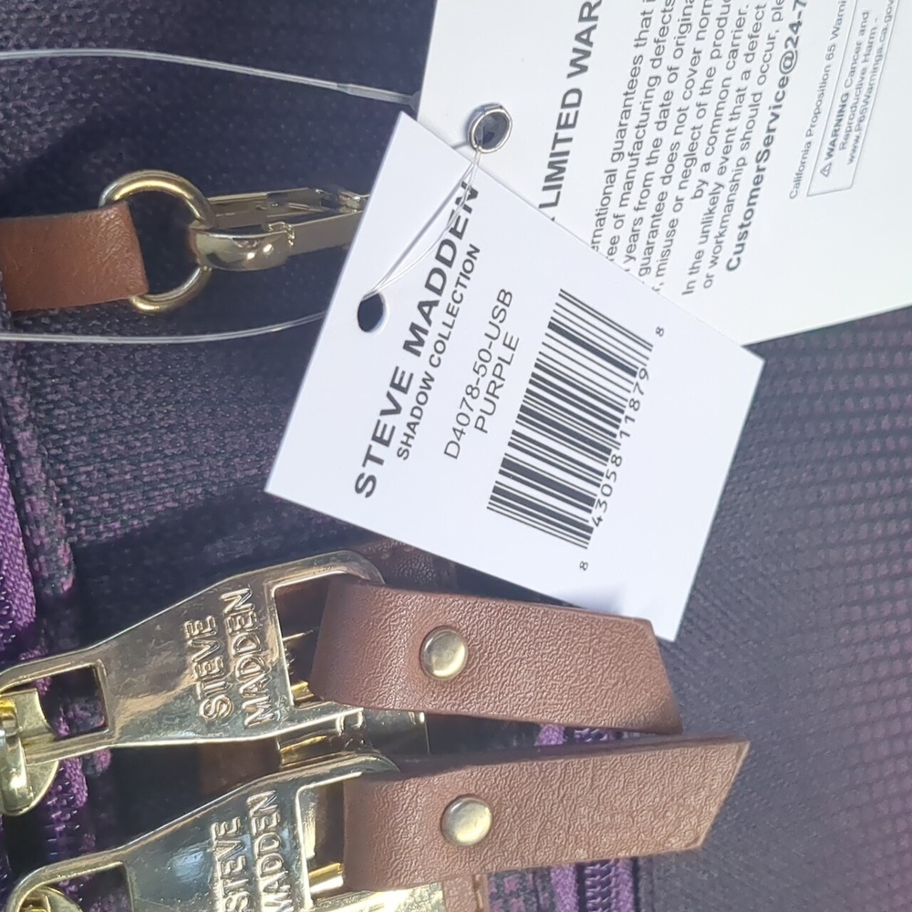 15 Inch Under Seat Bag for Women (Shadow Purple) - Picture 11 of 12